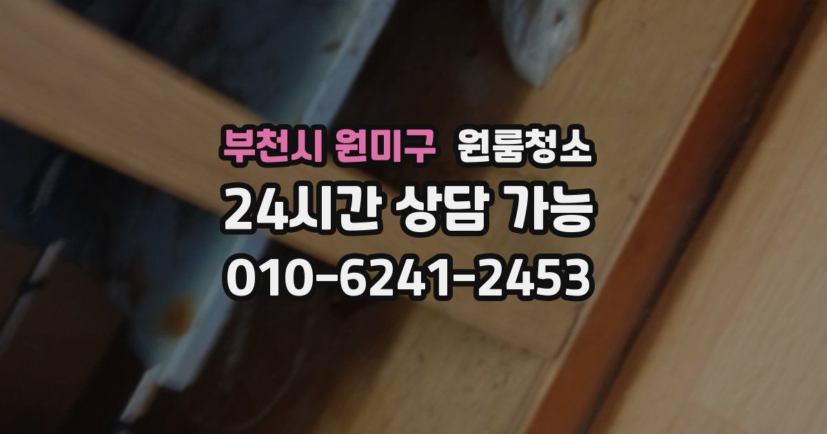 부천시 원미구 입주청소