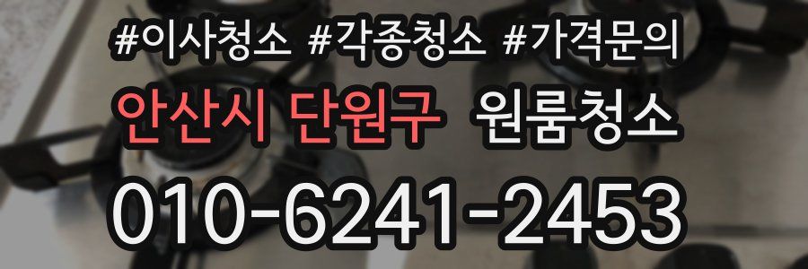 안산시 단원구 이사청소