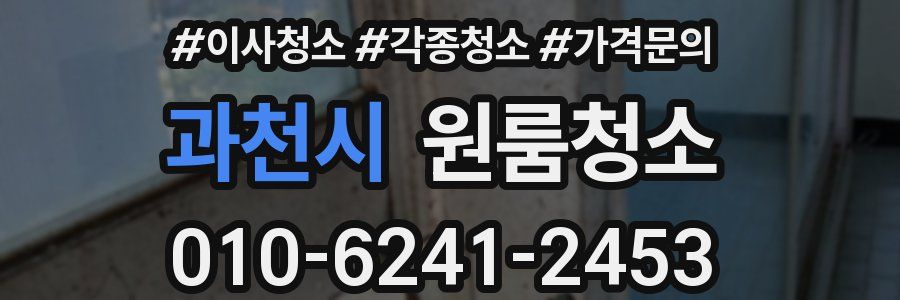 과천시 이사청소