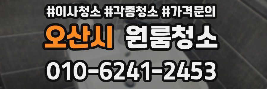 오산시 이사청소