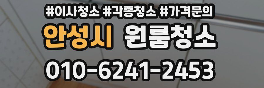 안성시 이사청소