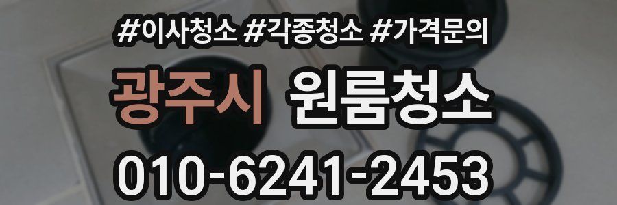 광주시 이사청소