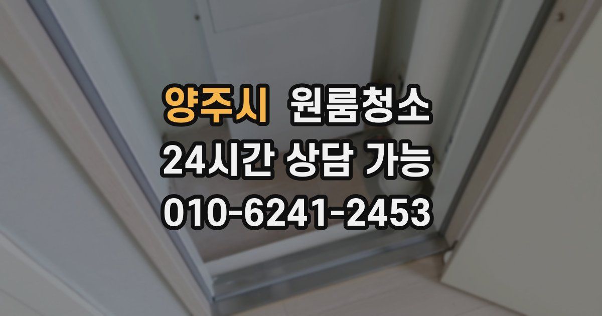 양주시 입주청소