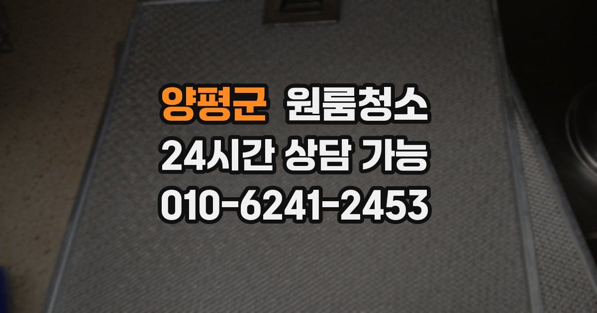 양평군 입주청소