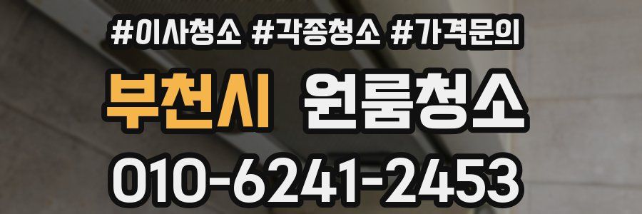 부천시 이사청소