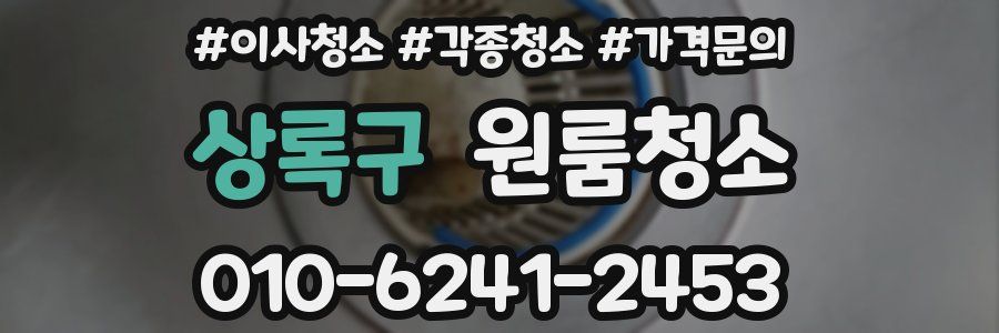 상록구 이사청소