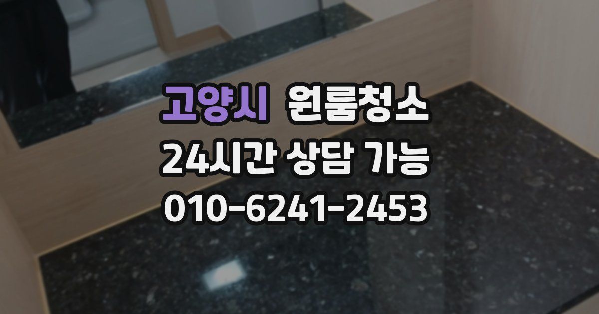 고양시 입주청소