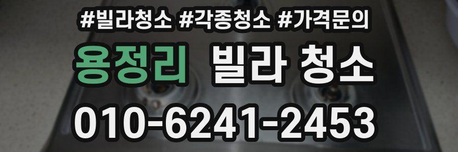 용정리 빌라 청소