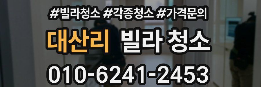 대산리 빌라 청소
