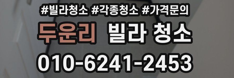 두운리 빌라 청소