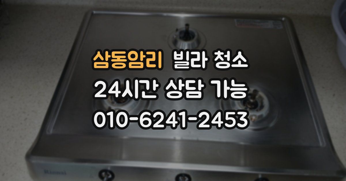 삼동암리 빌라 청소