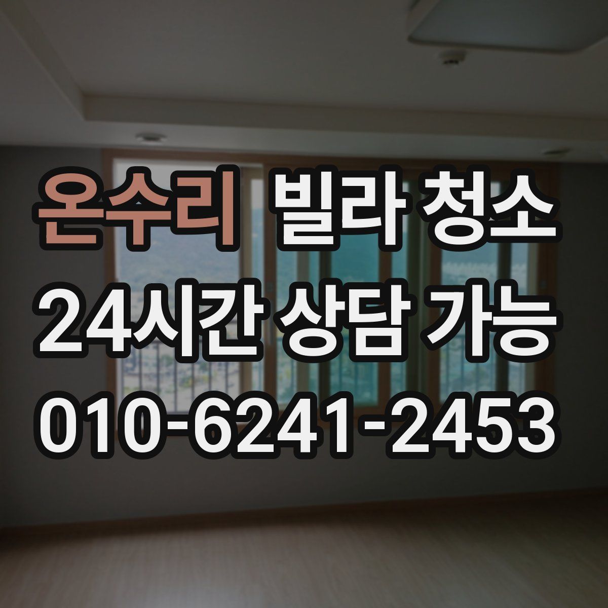 온수리 빌라 청소