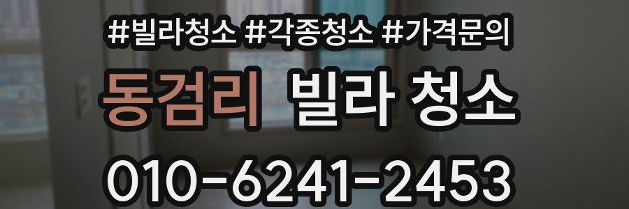 동검리 빌라 청소