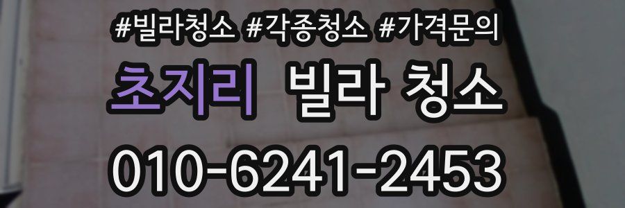 초지리 빌라 청소