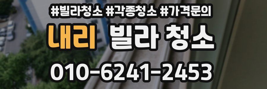 내리 빌라 청소