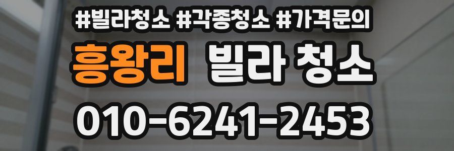 흥왕리 빌라 청소