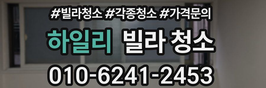 하일리 빌라 청소