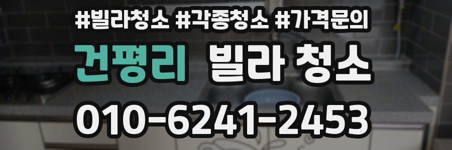 건평리 빌라 청소