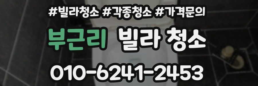 부근리 빌라 청소