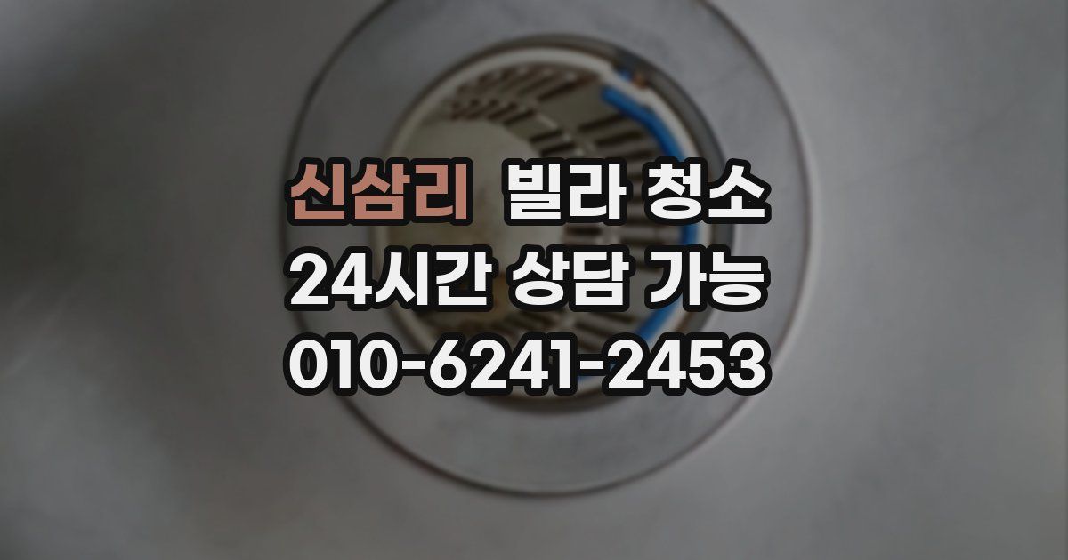 신삼리 빌라 청소
