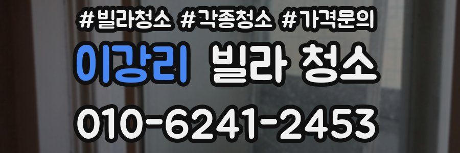 이강리 빌라 청소