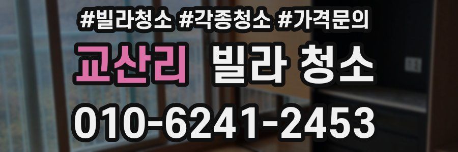 교산리 빌라 청소