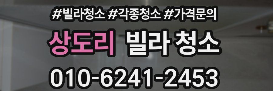 상도리 빌라 청소