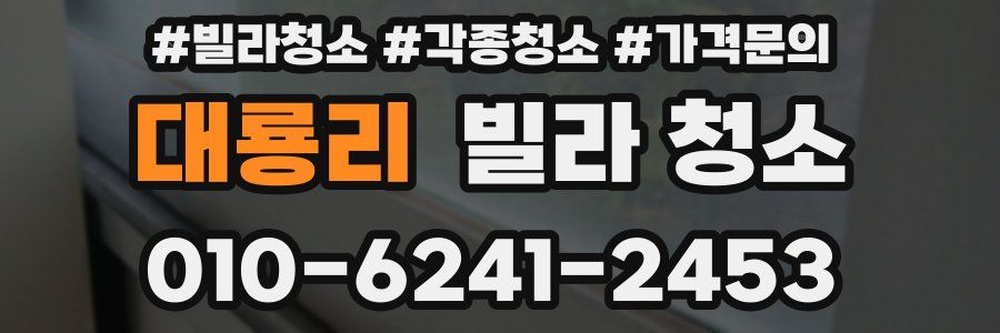 대룡리 빌라 청소