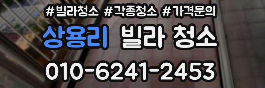 상용리 빌라 청소