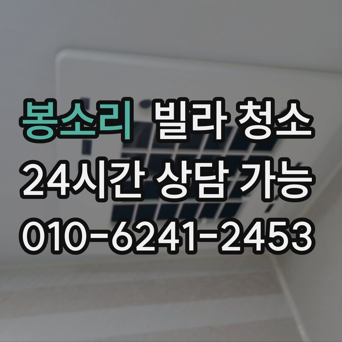 봉소리 빌라 청소