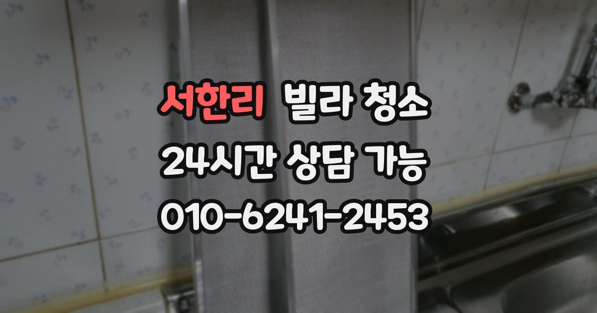 서한리 빌라 청소