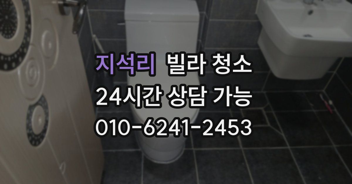 지석리 빌라 청소