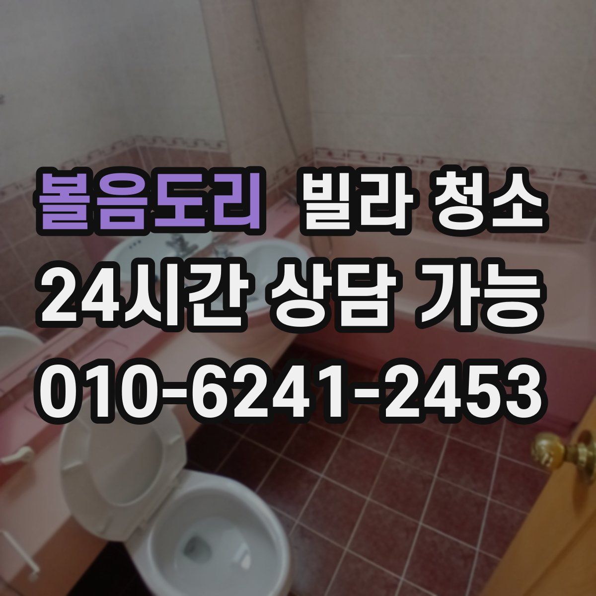 볼음도리 빌라 청소