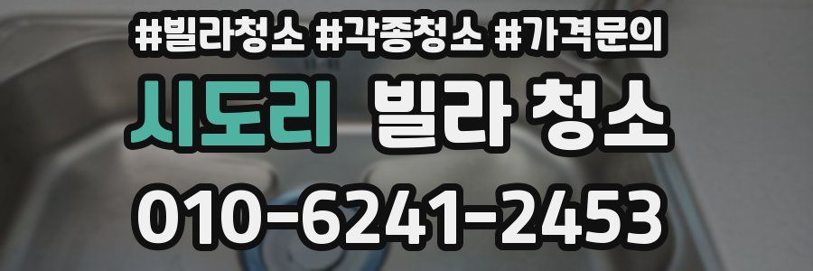 시도리 빌라 청소