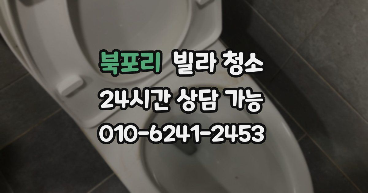 북포리 빌라 청소