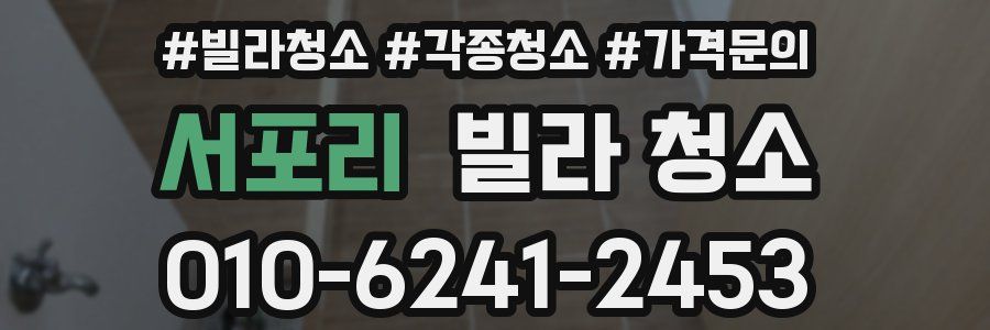 서포리 빌라 청소