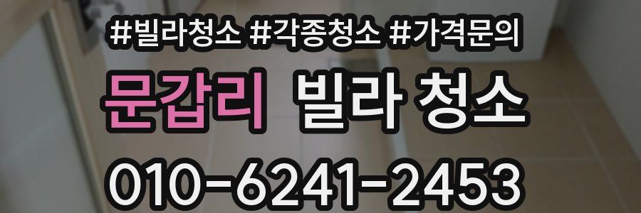 문갑리 빌라 청소