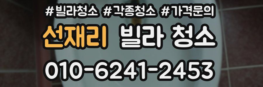 선재리 빌라 청소