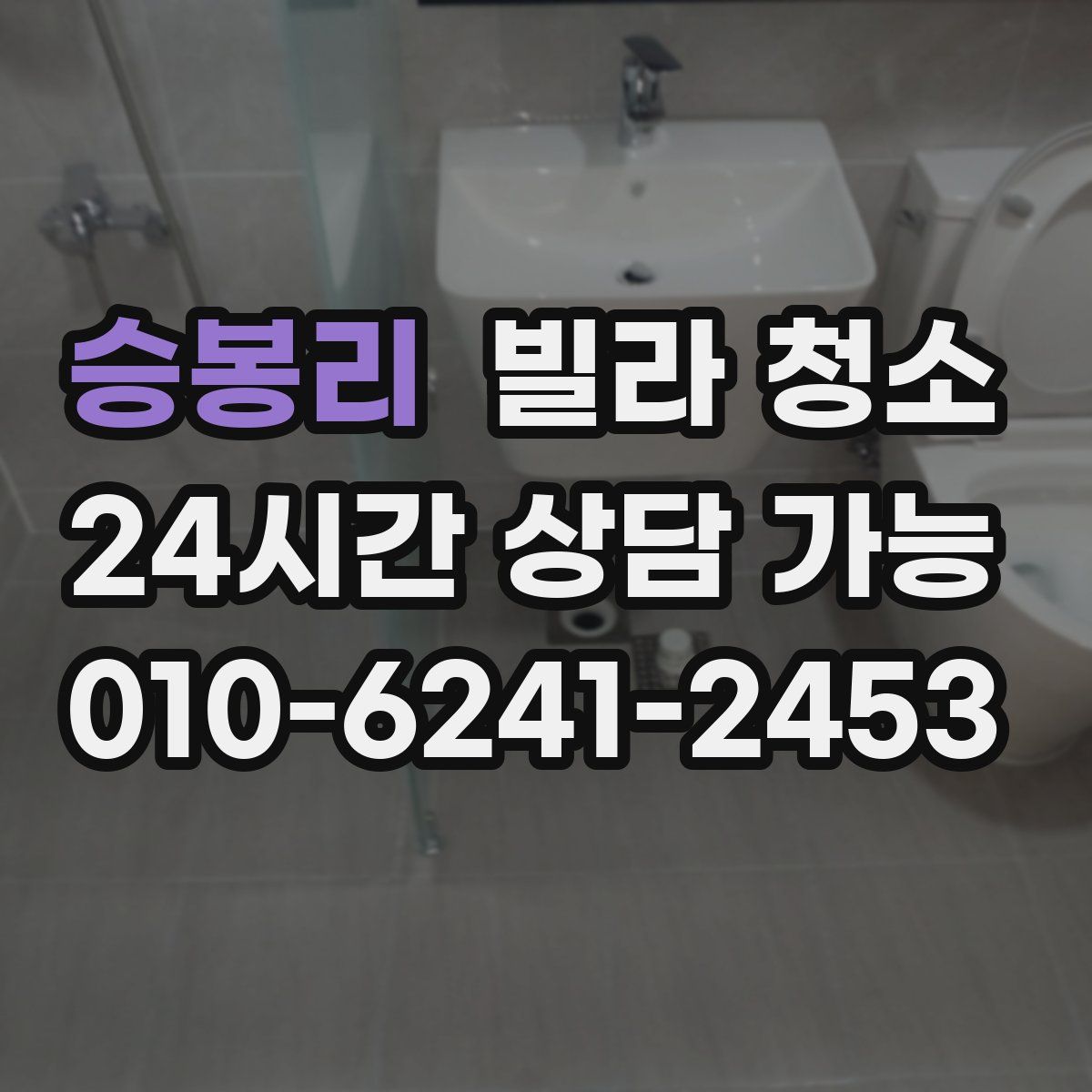 승봉리 빌라 청소