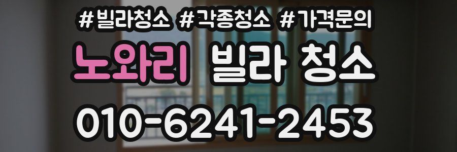 노와리 빌라 청소