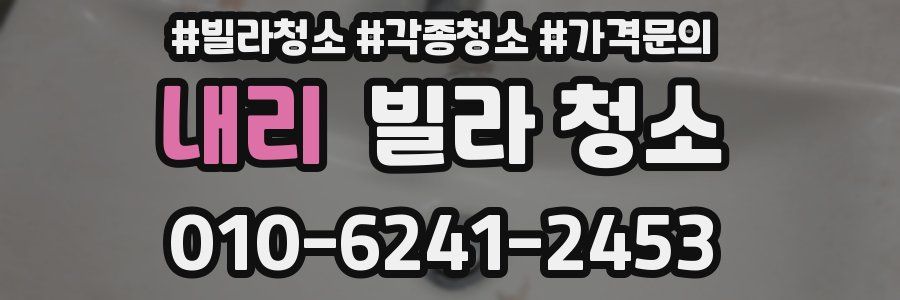 내리 빌라 청소