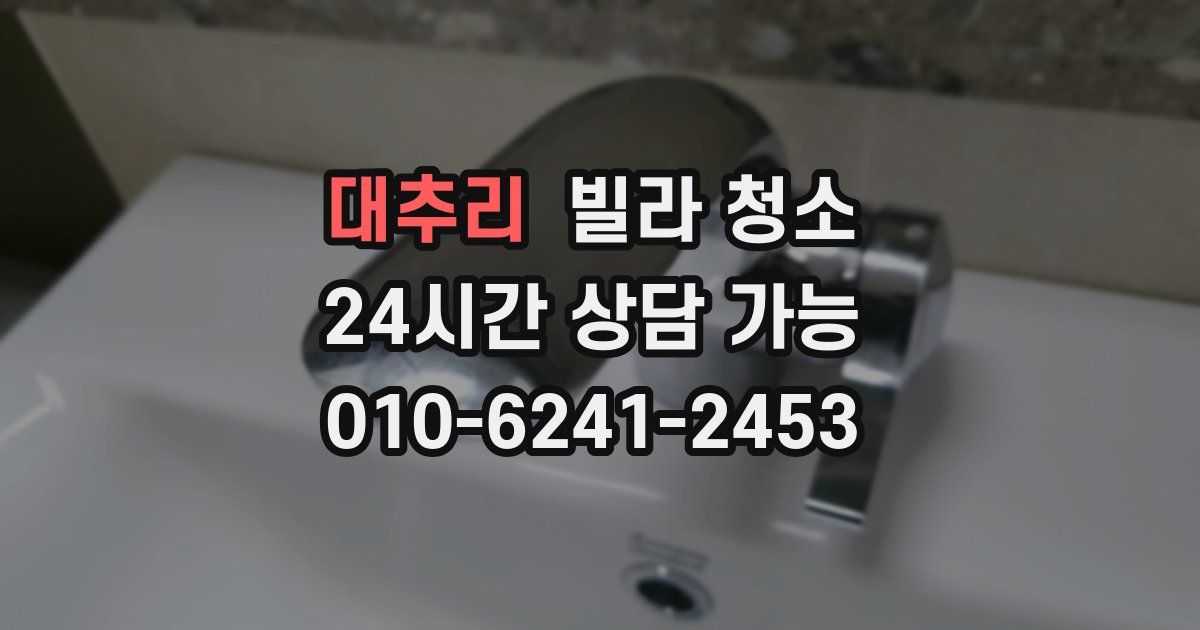 대추리 빌라 청소