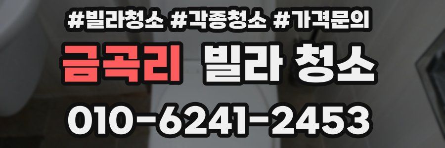금곡리 빌라 청소