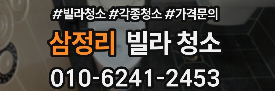 삼정리 빌라 청소