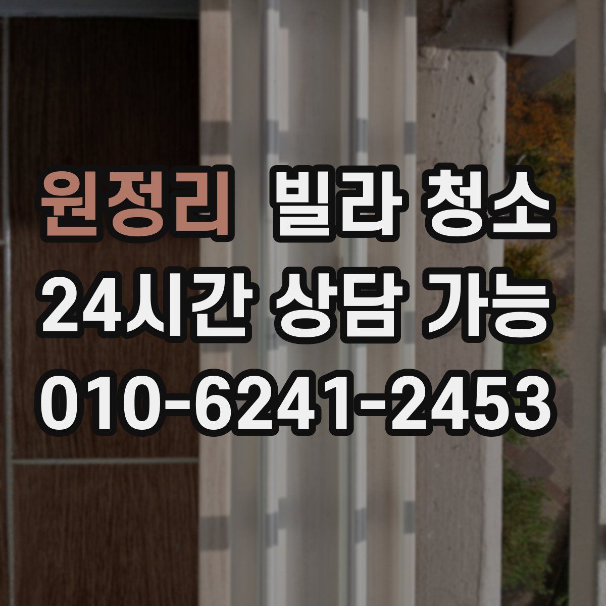 원정리 빌라 청소