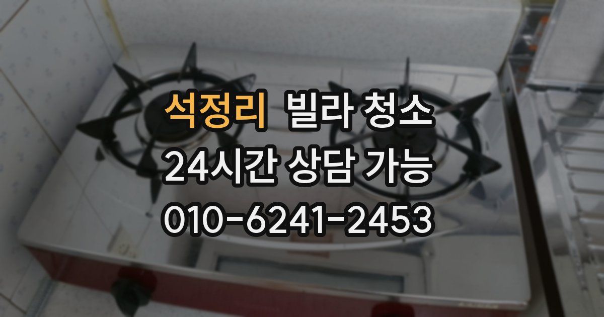 석정리 빌라 청소