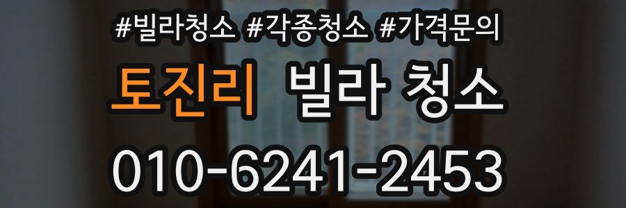 토진리 빌라 청소