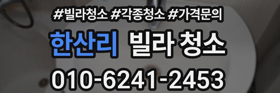 한산리 빌라 청소