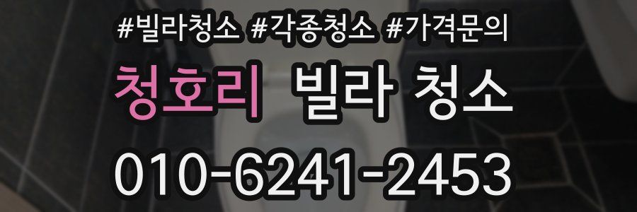 청호리 빌라 청소
