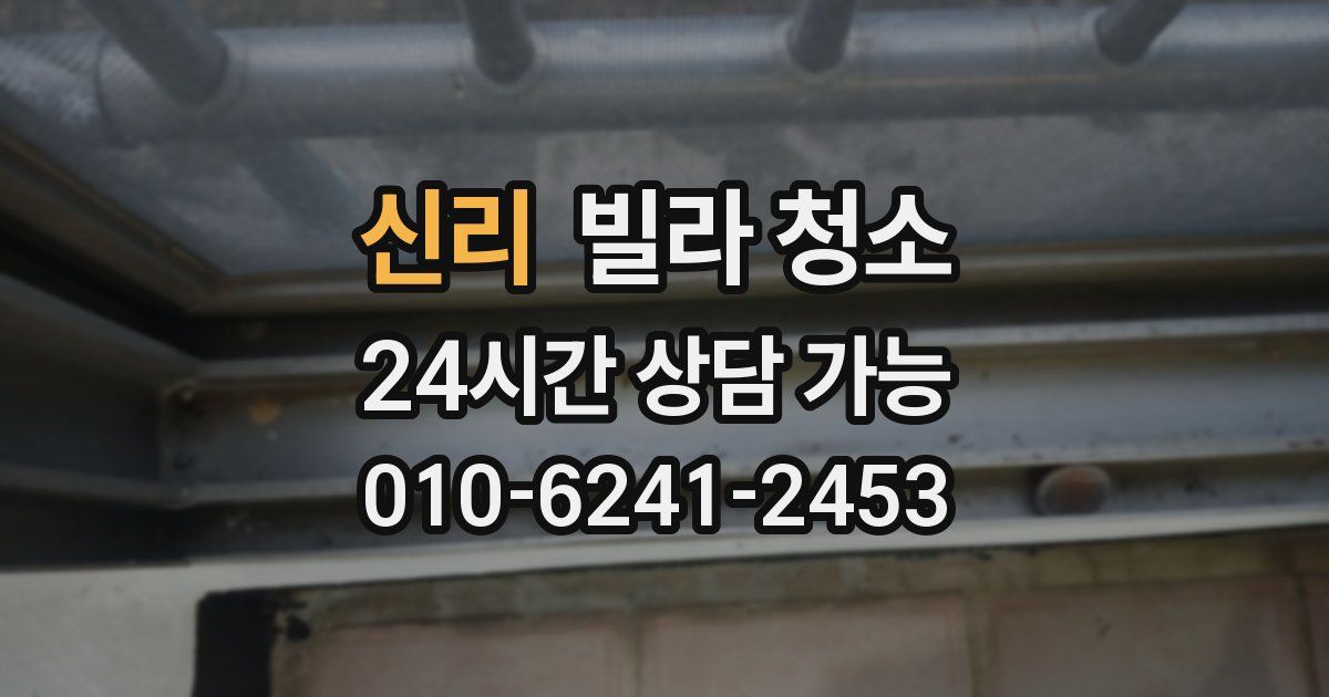 신리 빌라 청소